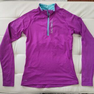 Women's SMALL SALMING COOLFEEL Running Pullover Top